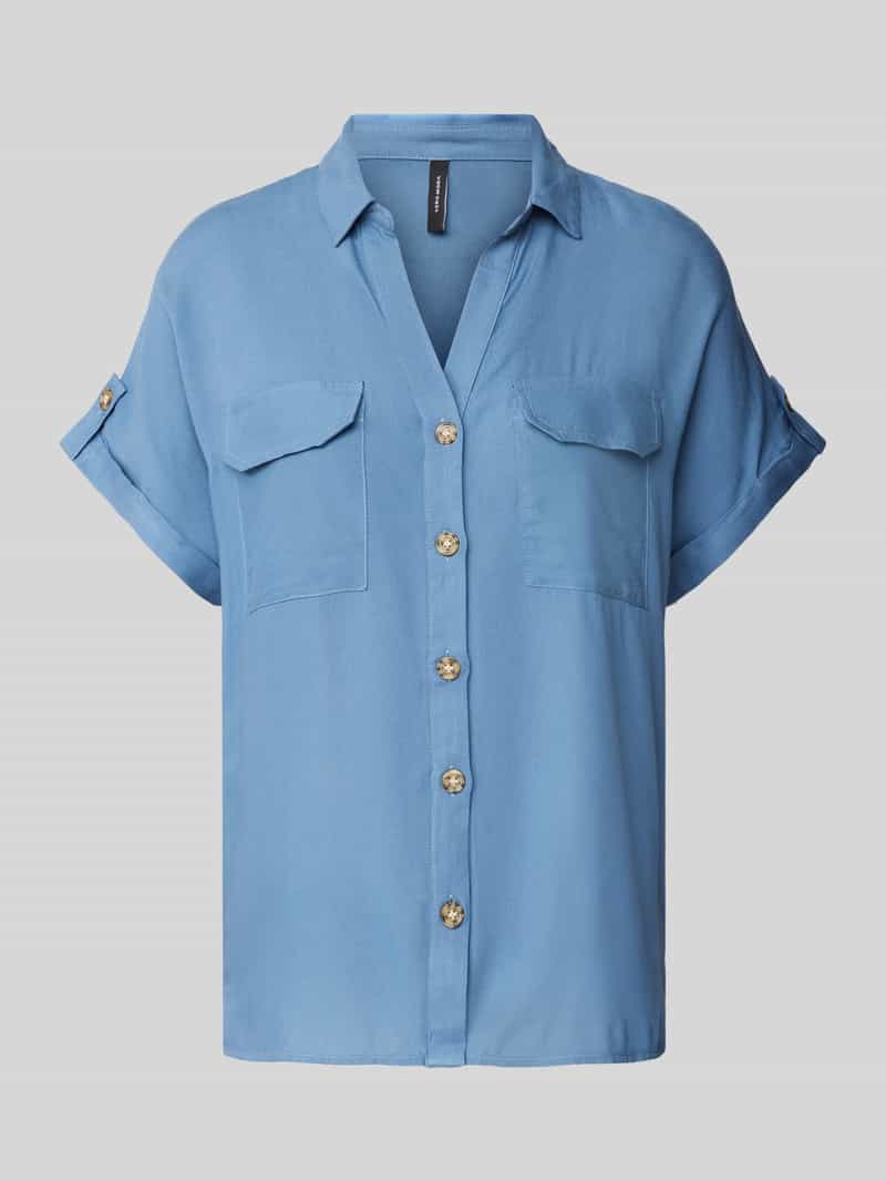 Vero Moda Overhemdblouse met knoopsluiting, model 'BUMPY'