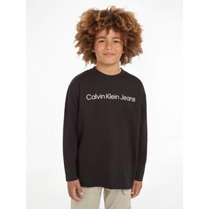 Calvin Klein Jeans Langarmshirt INST. LOGO RELAXED LS T-SHIRT für Kinder bis 16 Jahre