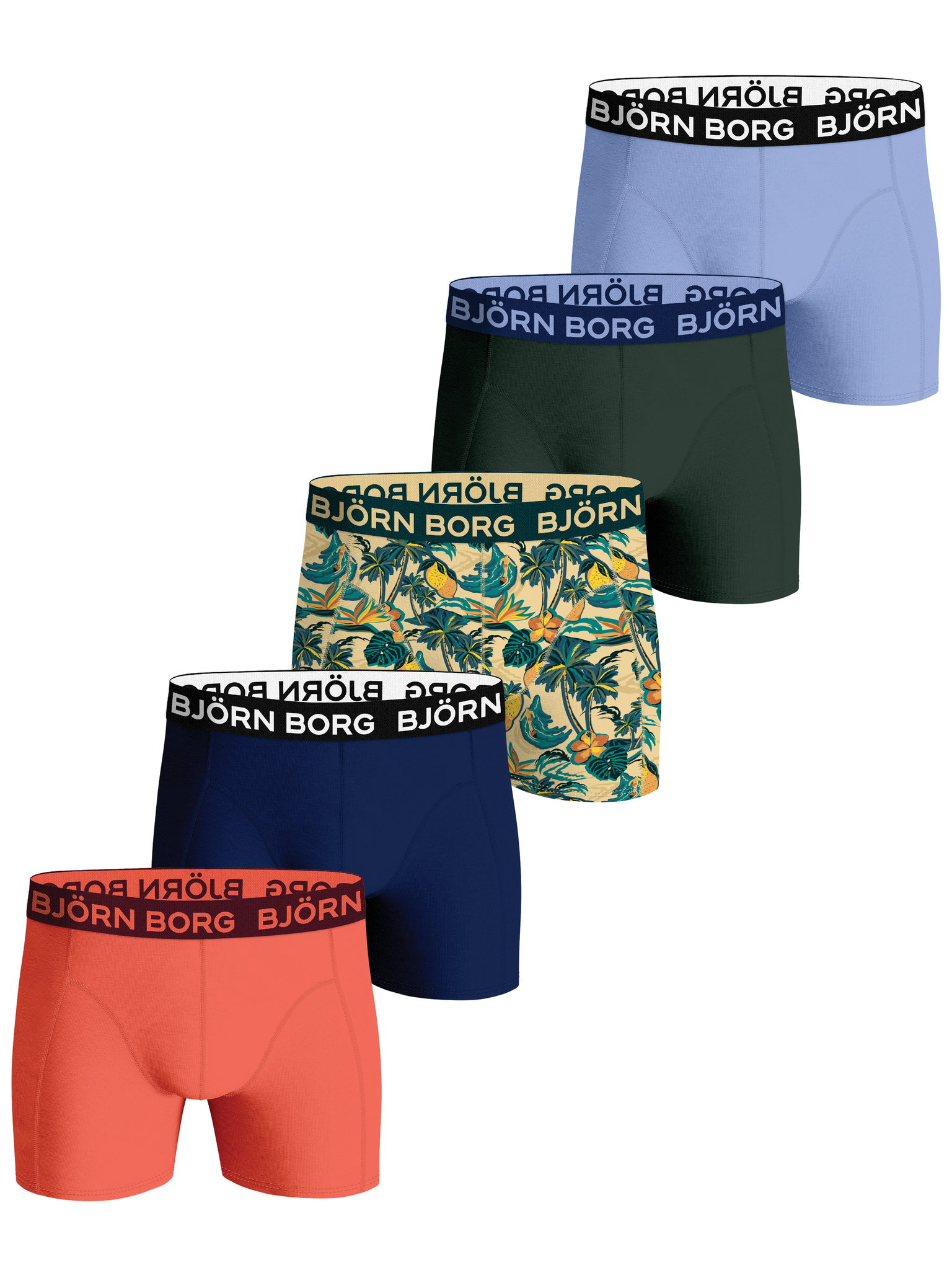 Bjorn Borg 5-Pack jongens boxershorts - 10003035