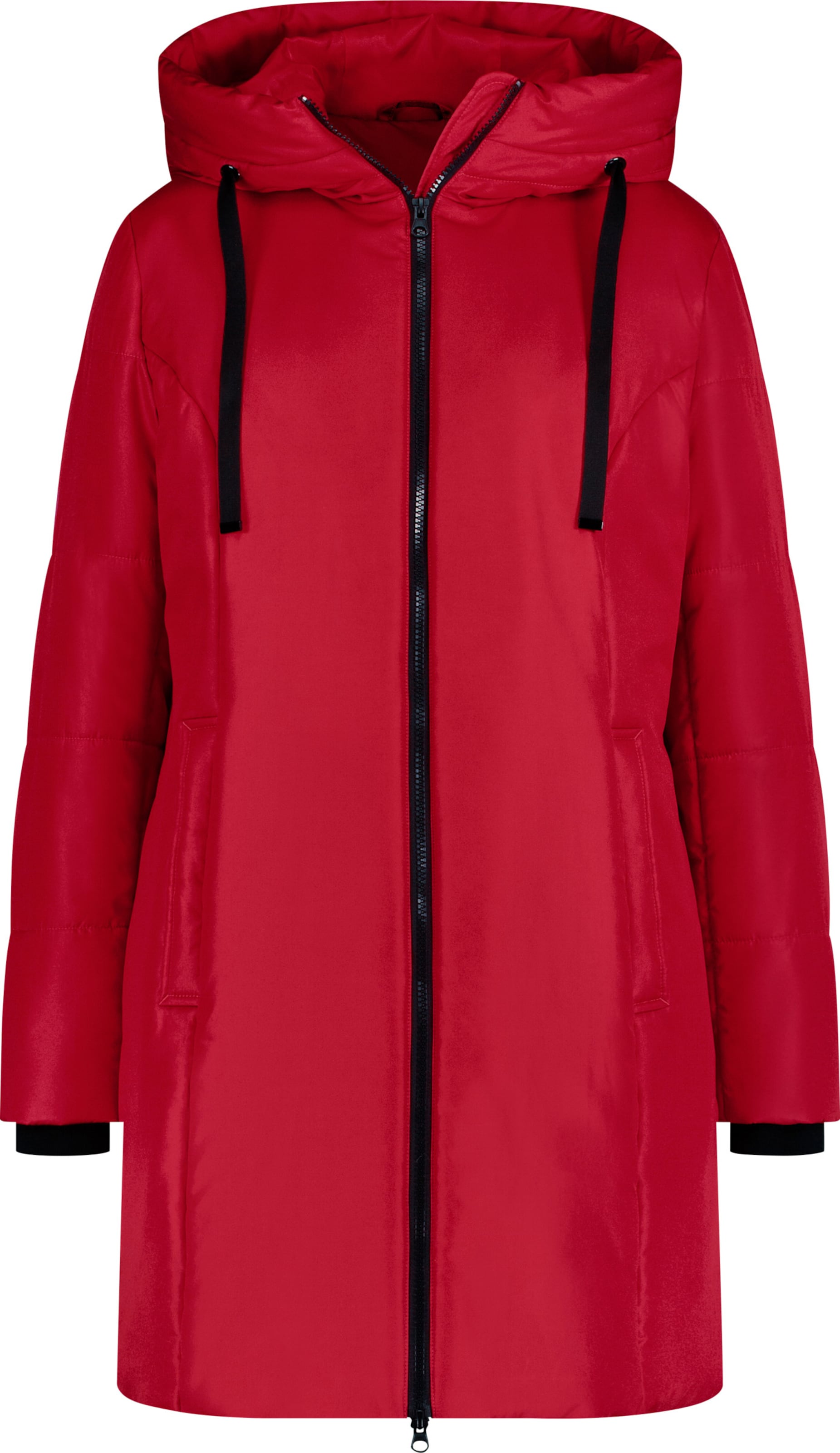 Your Look... for less! Dames lange jas rood Maat