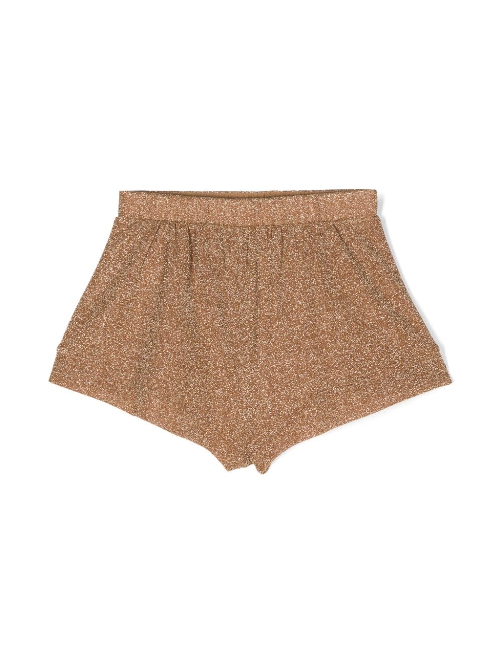 Oseree Kids Elastische lurex shorts - Goud