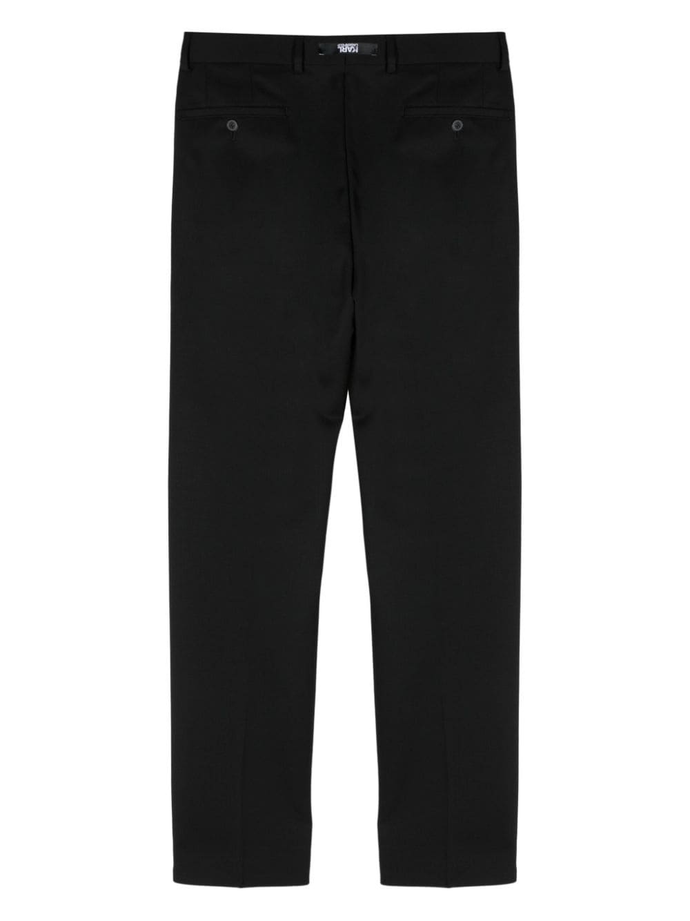 Karl Lagerfeld Mid waist pantalon - Zwart