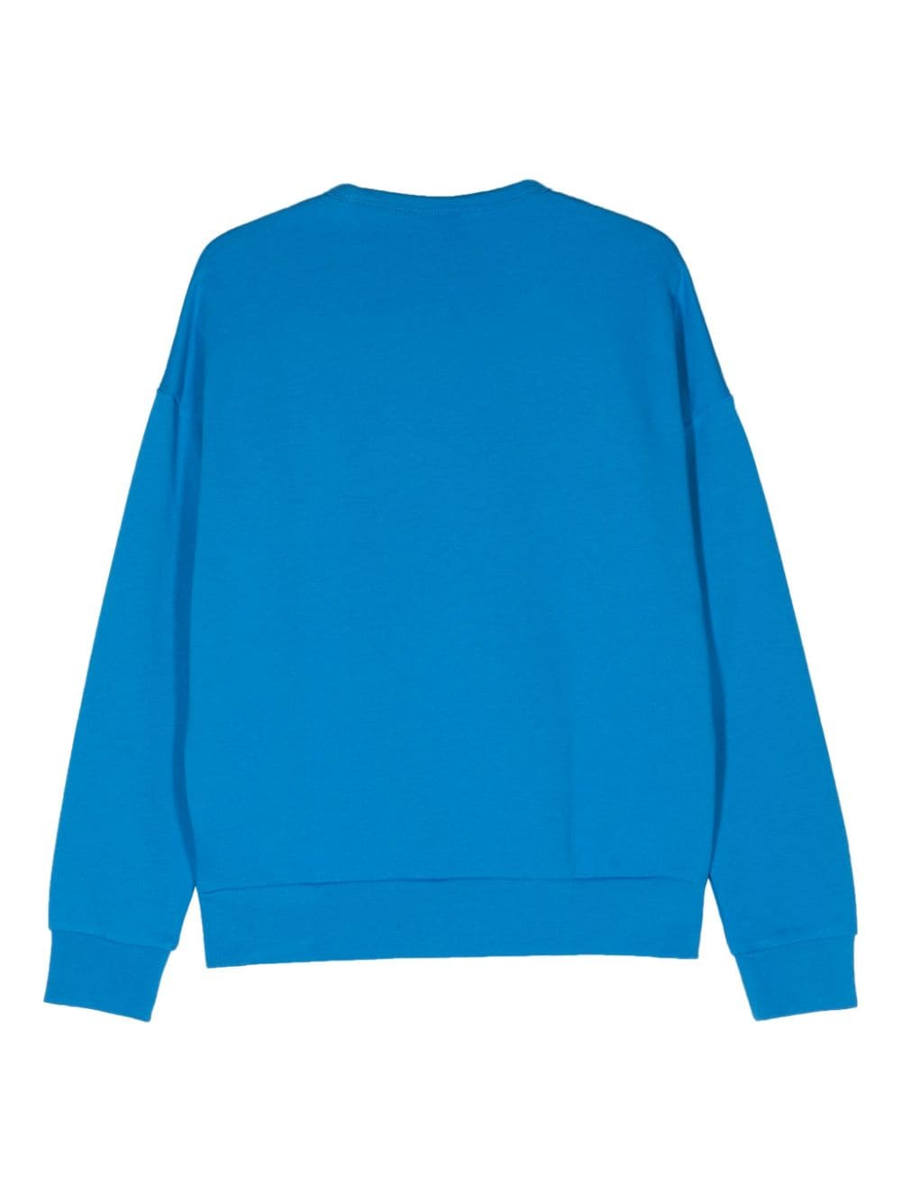 Armani Exchange abstract-print cotton blend sweatshirt - Blauw