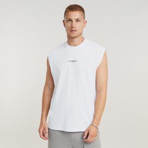 G-Star RAW Boxy Sleeveless T-Shirt - Wit - Heren