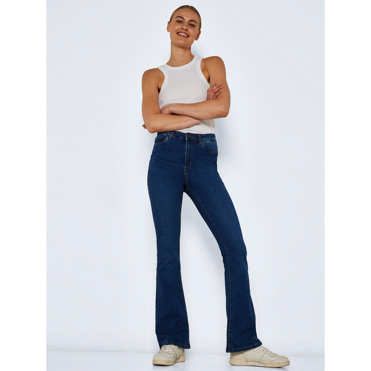 NOISY MAY Flare jeans, hoge taille