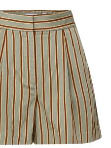 Veronica Beard Elbe striped shorts - Beige