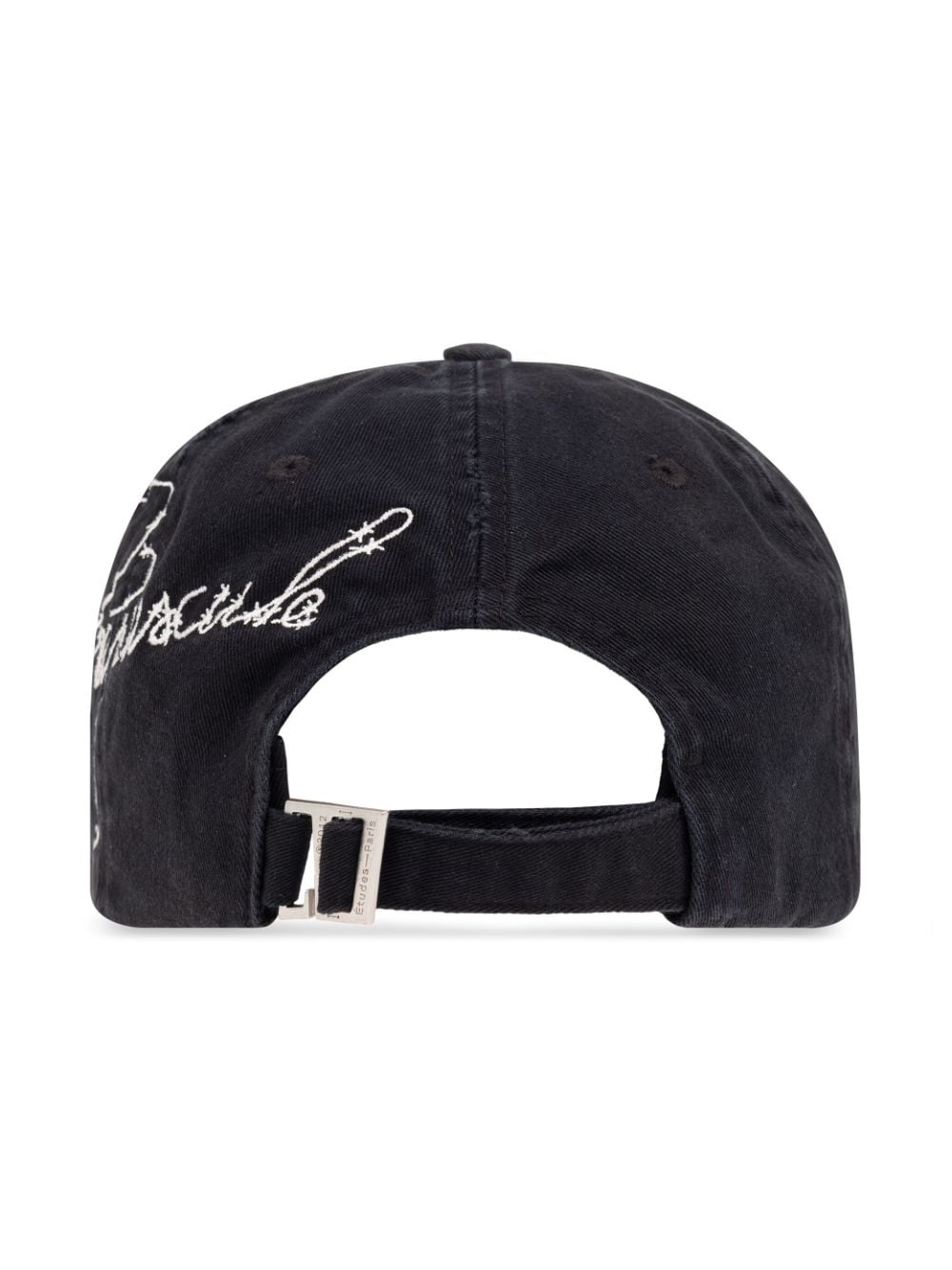 Etudes embroidered-logo baseball cap - Zwart