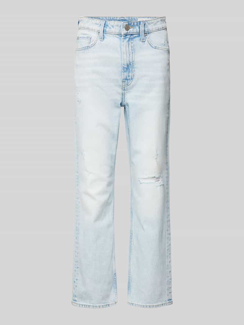 S.OLIVER CASUAL Bootcut jeans in destroyed-look, model 'Destroyed Paillette'