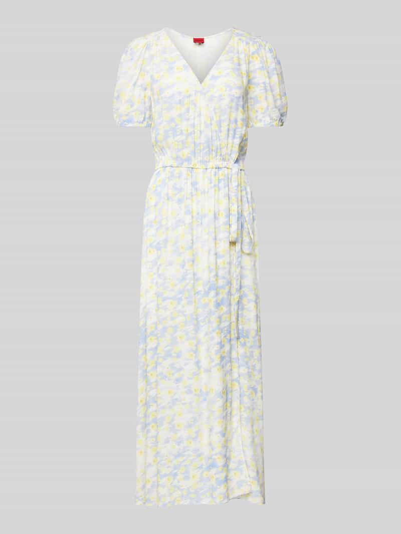 HUGO Midi-jurk van viscose, model 'Kikoni'