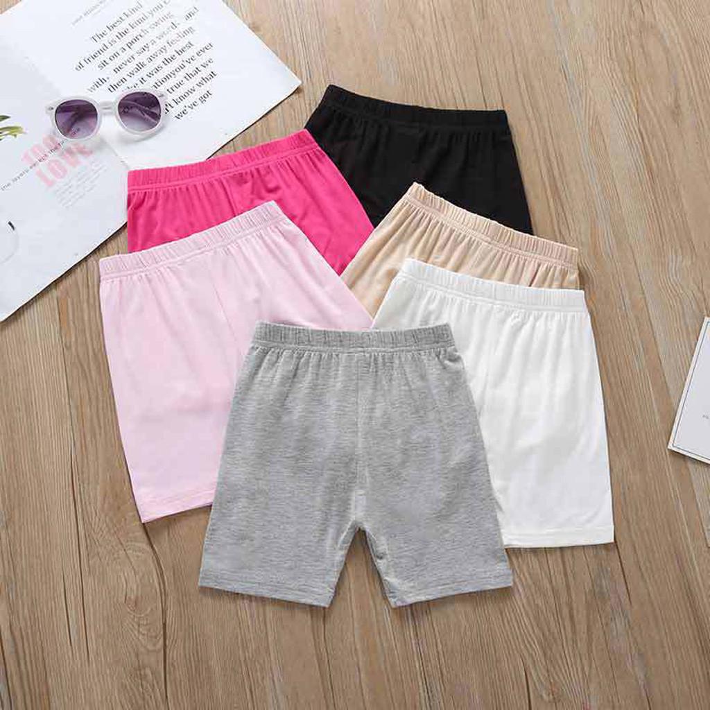 BloomingGirl Summer Children Kids Baby Girls Candy Colors Casual Shorts Elastic Waist Pants