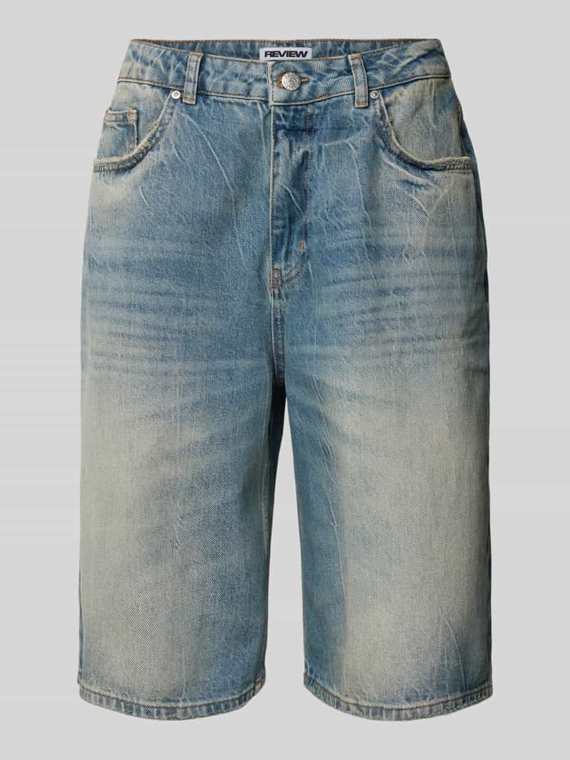 Review Korte jeans in used-look