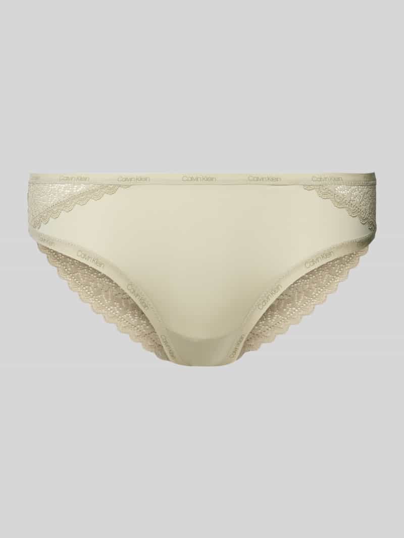 Calvin Klein Underwear Slip met kant, model 'FLIRTY'