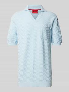 HUGO Spato Jacquard-Knit Cotton Polo Shirt - S