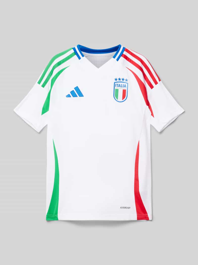 ADIDAS SPORTSWEAR T-shirt met labelprint, model 'FIGC'