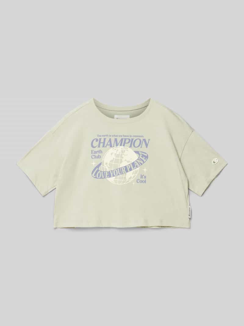 Champion Kort T-shirt met motiefprint