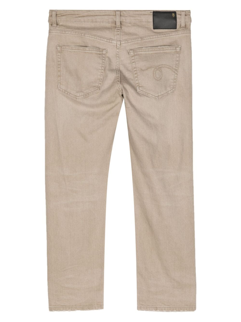 R13 Gerafelde jeans - Bruin