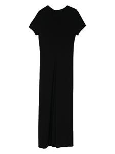 TOTEME short-sleeved long T-shirt dress - Zwart