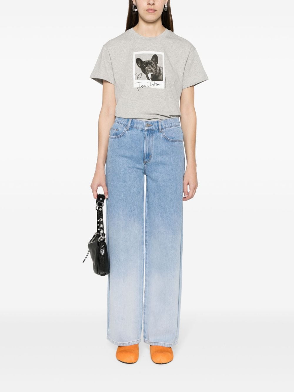 Claudie Pierlot gradient high-rise jeans - Blauw