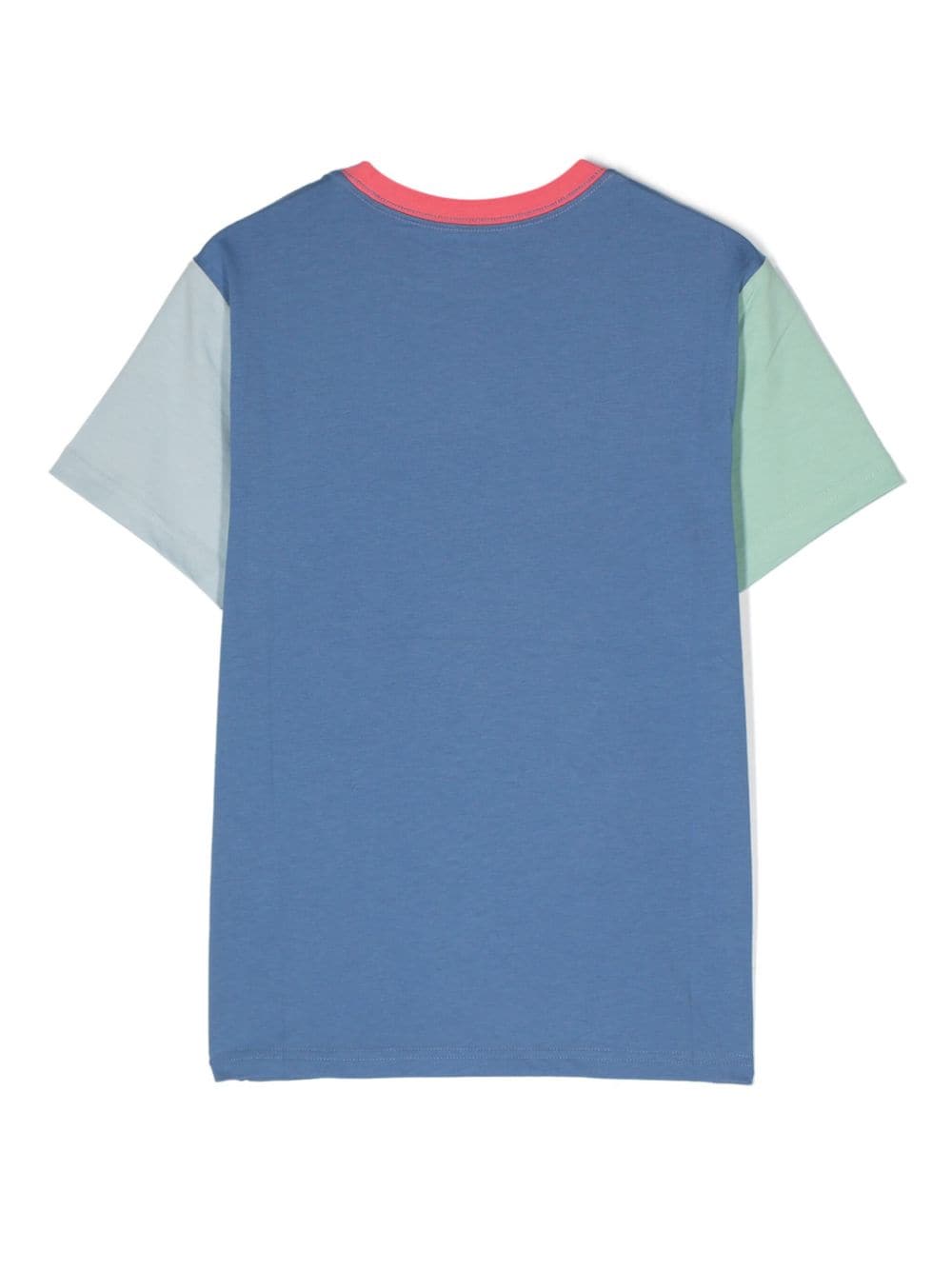 Ralph Lauren Kids Teddy Bear-print cotton T-shirt - Blauw