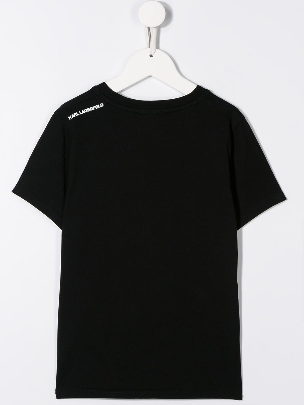 Karl Lagerfeld Kids T-shirt met print - Zwart