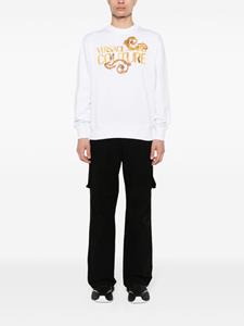 Versace Jeans Couture logo-print cotton sweatshirt - Wit