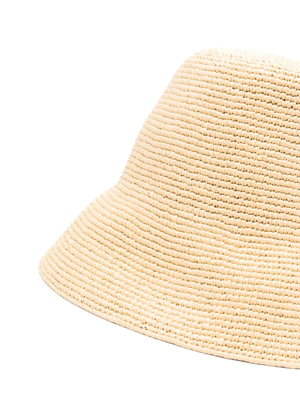 Prada logo-embroidered bucket hat - Beige