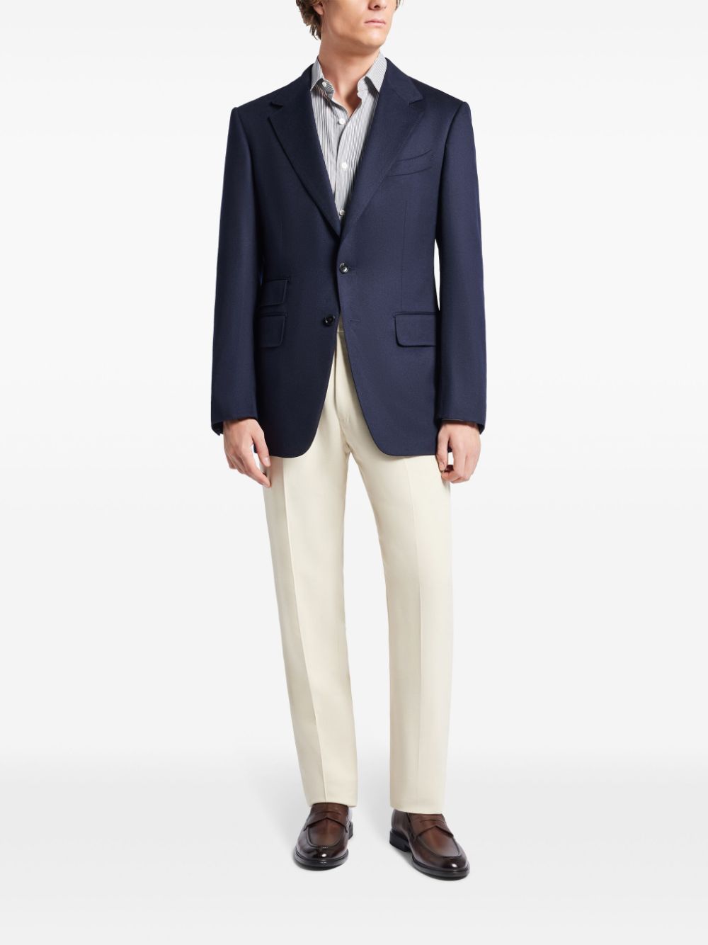 TOM FORD straight-leg tailored trousers - Wit