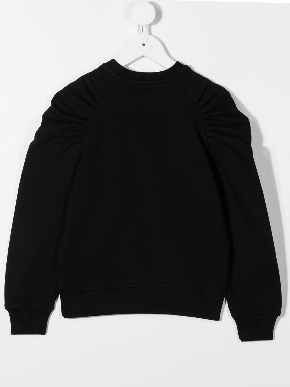 MSGM Kids Sweater verfraaid met pailletten - Zwart