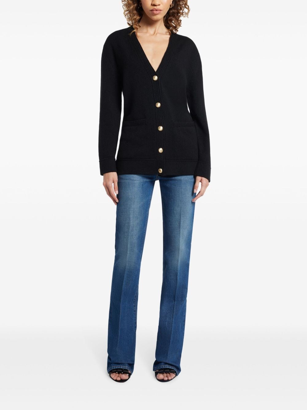 TOM FORD stonewashed flared jeans - Blauw