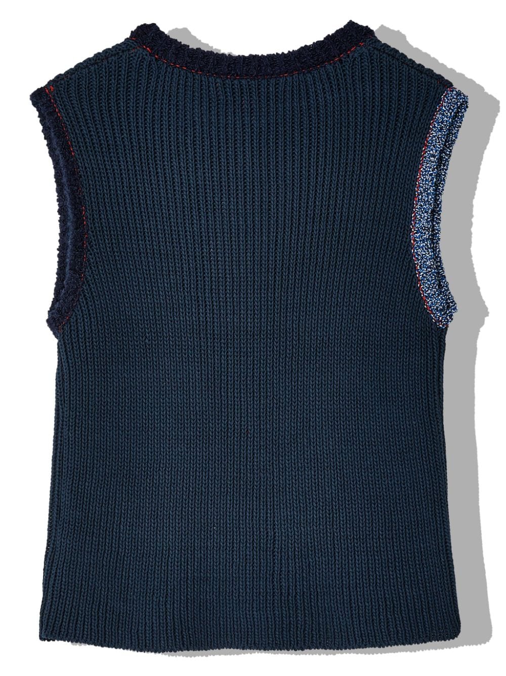 Eckhaus Latta Cinder ribbed-knit jumper - Blauw