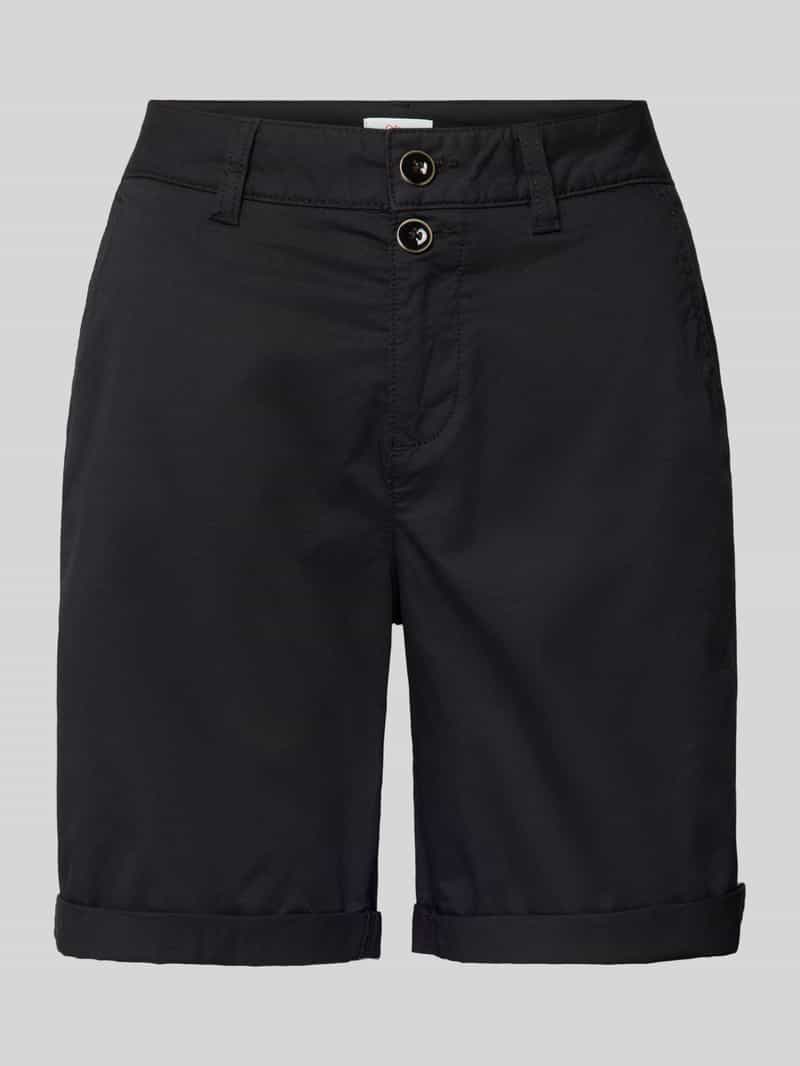 s.Oliver Shorts Regular: Shorts aus Baumwollstretch