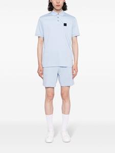 BOSS Poloshirt met logo-applicatie - Blauw