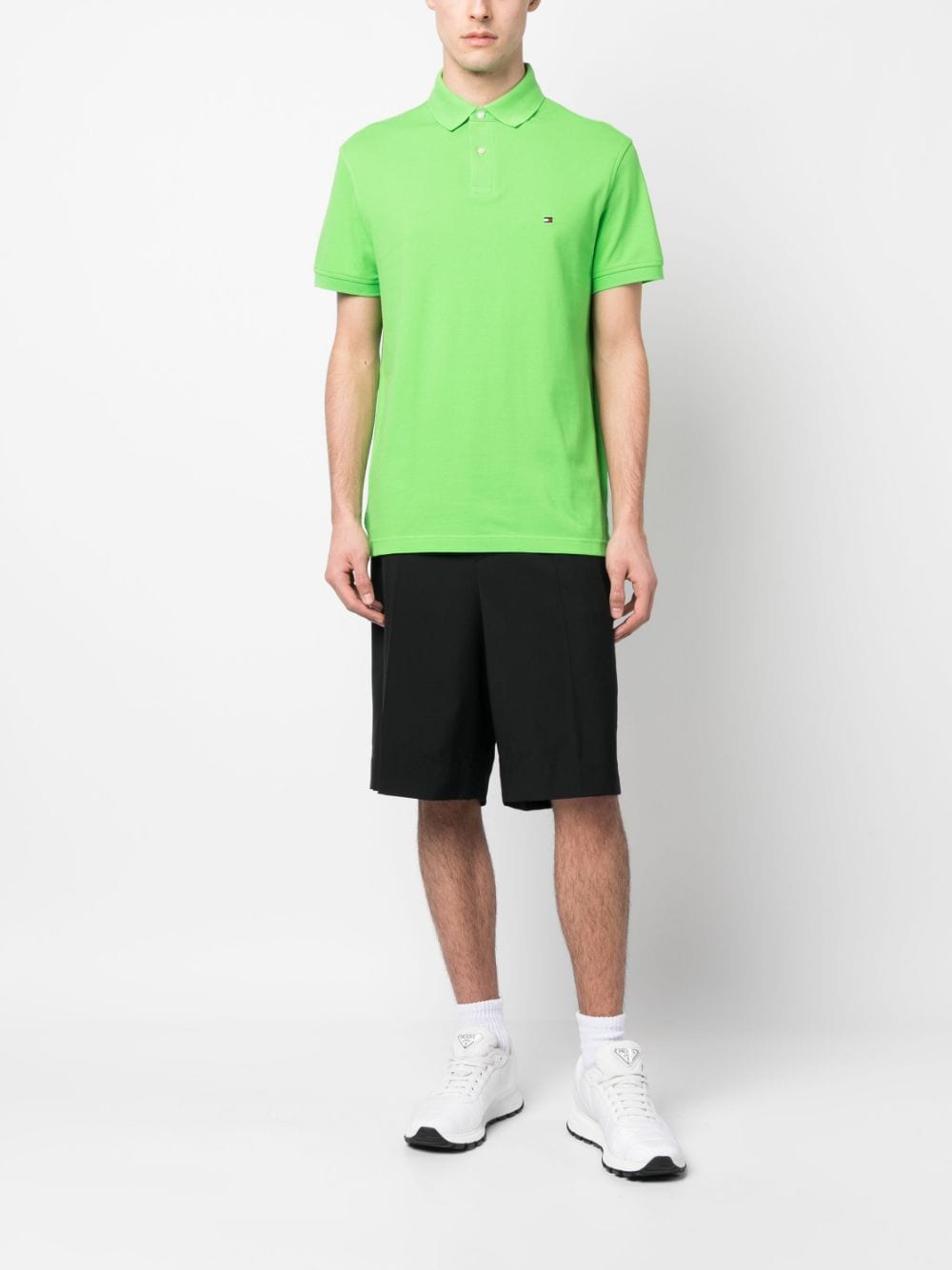 Tommy Hilfiger Poloshirt met geborduurd logo - Groen