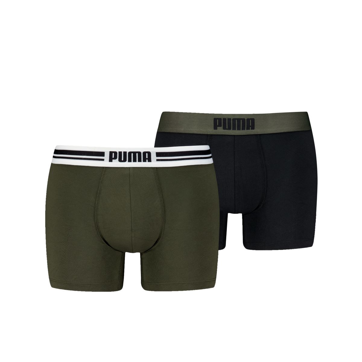 Puma Boxershorts Everyday Placed Logo 2-pack Forest Night-S
