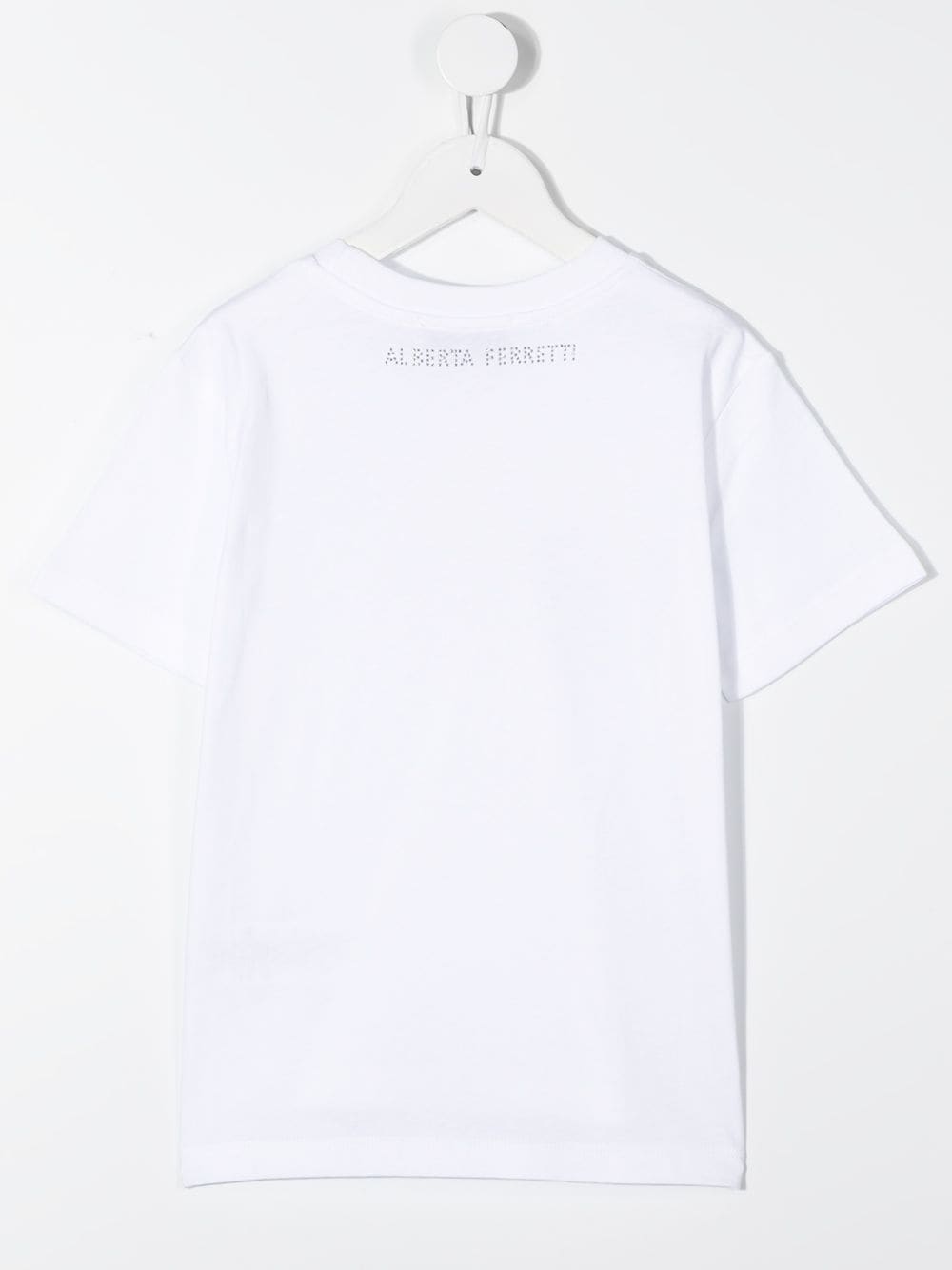 Alberta Ferretti Kids T-shirt met logo - Wit