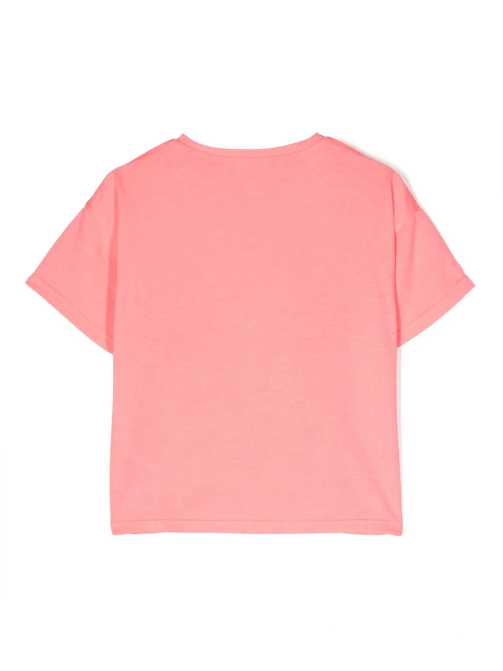 Billieblush x Disney Daisy Duck-print T-shirt - Roze