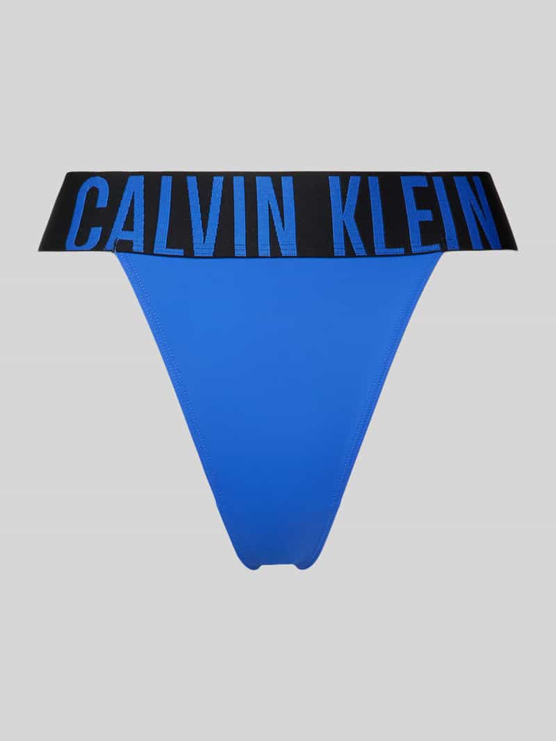 Calvin Klein Underwear String met labeldetail, model 'INTENSE POWER MICRO HIGH'