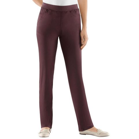 Your Look... for less! Dames Stretch jeans bordeaux Maat