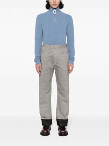 Maison Margiela turn-up-hem straight jeans - Grijs