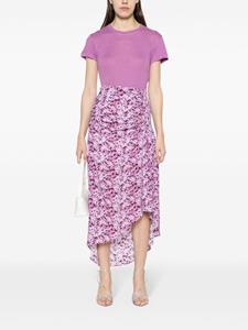 IRO Noseti graphic-print midi skirt - Roze