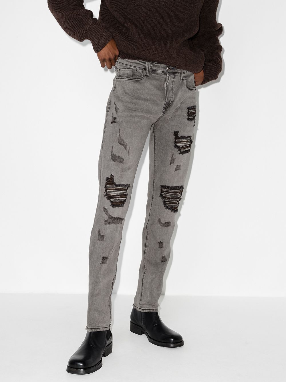 True Religion Slim-fit jeans - Zwart