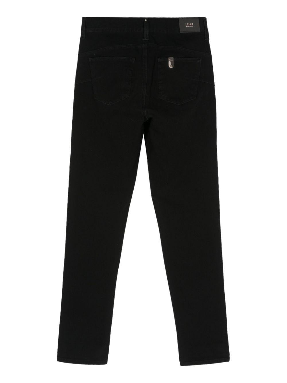 LIU JO mid-rise skinny jeans - Zwart