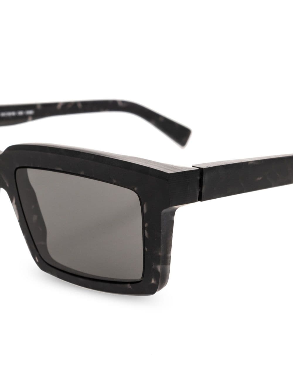 Mykita Dakar rectangle-frame sunglasses - Grijs
