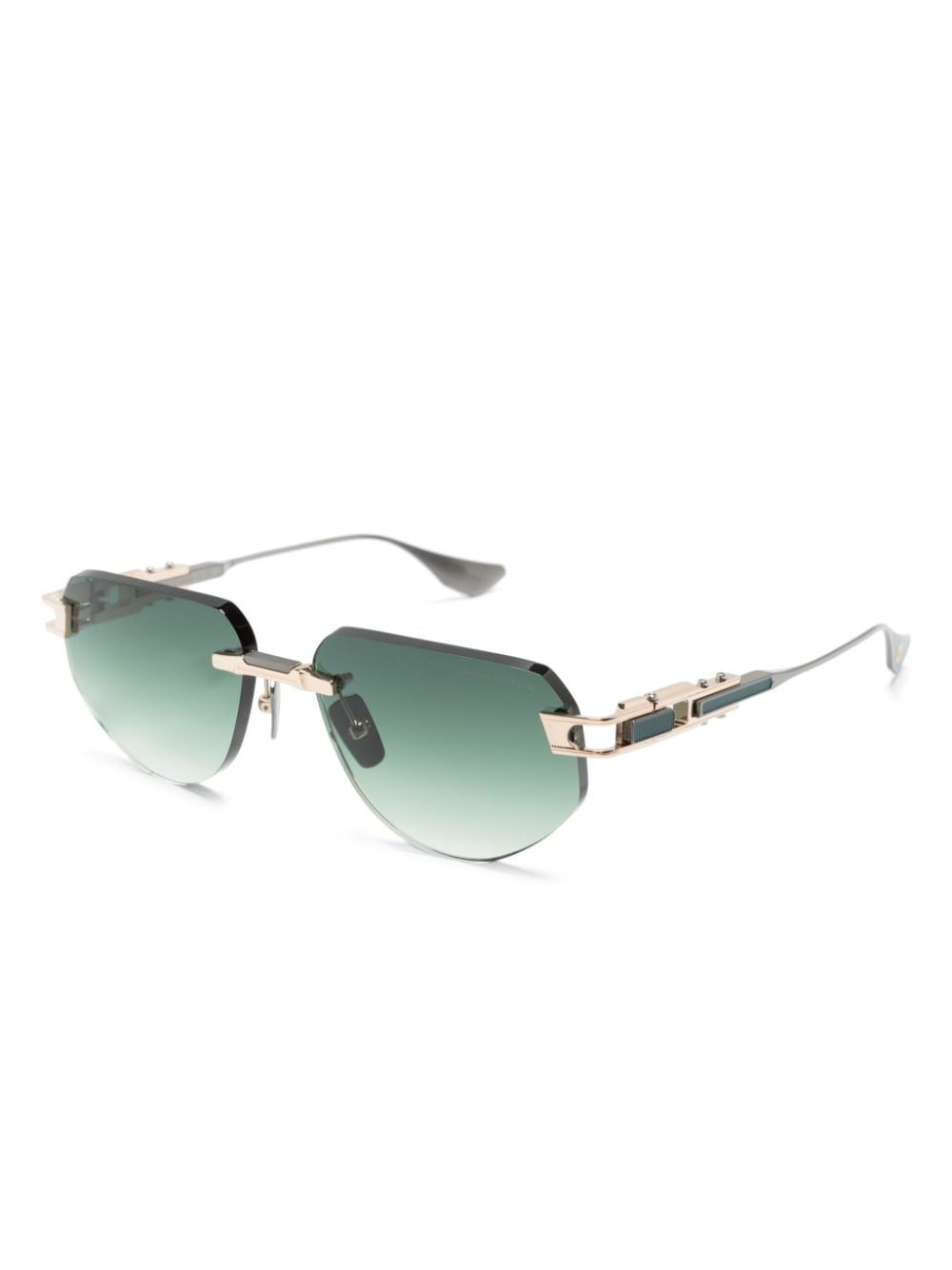Dita Eyewear Grand-Imperyn zonnebril met geometrisch montuur - Groen