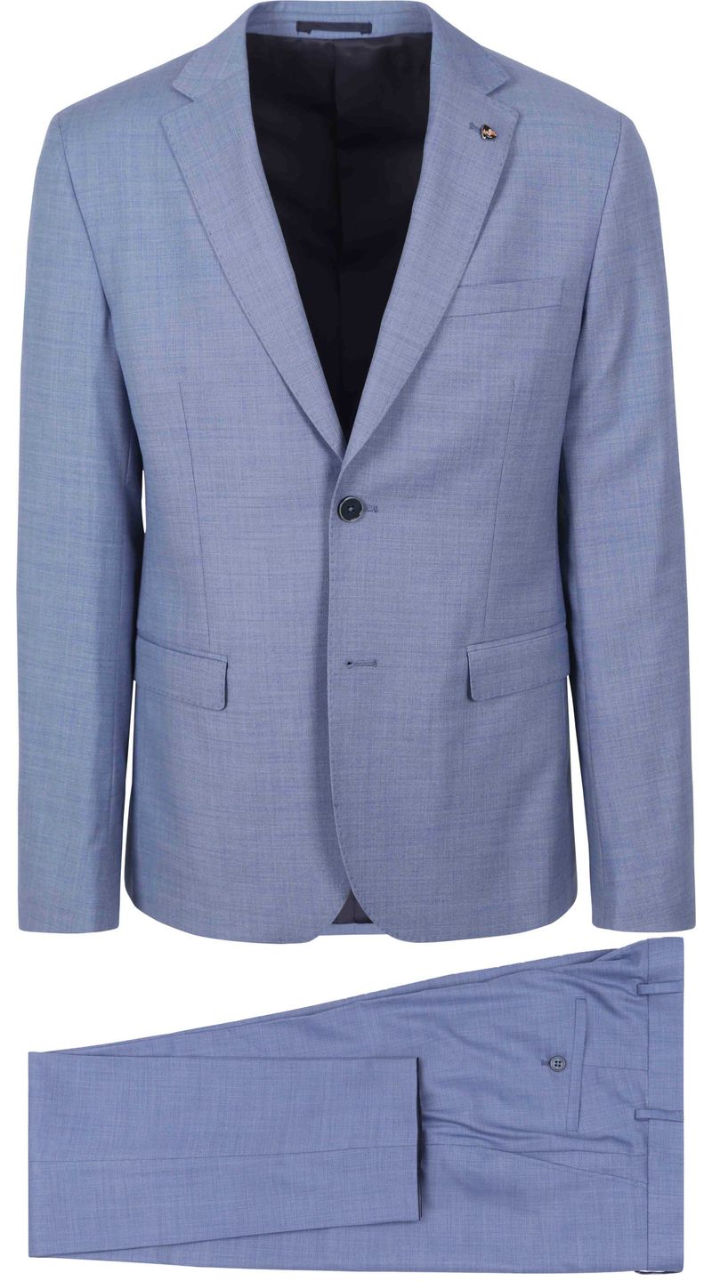 Suitable Strato Toulon Suit Wool Blau