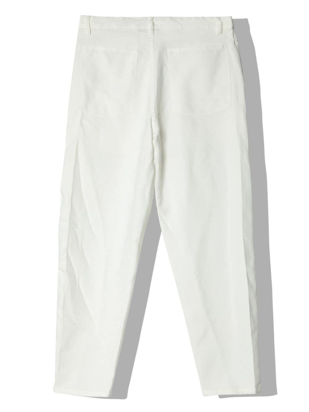 Comme Des Garçons Shirt tapered-leg cropped trousers - Wit