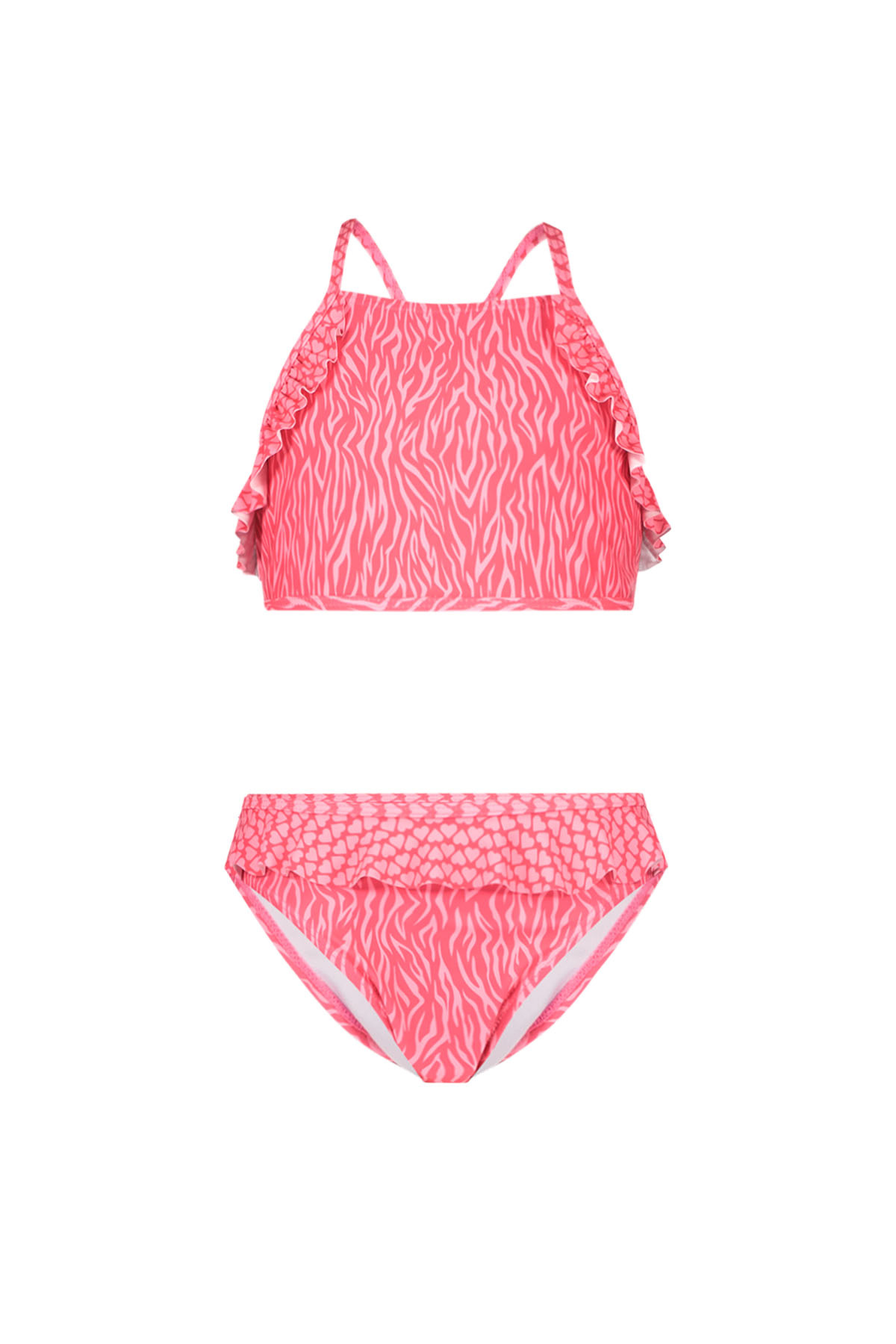 Just Beach Meisjes bikini - Aruba zebra - Wavy streep