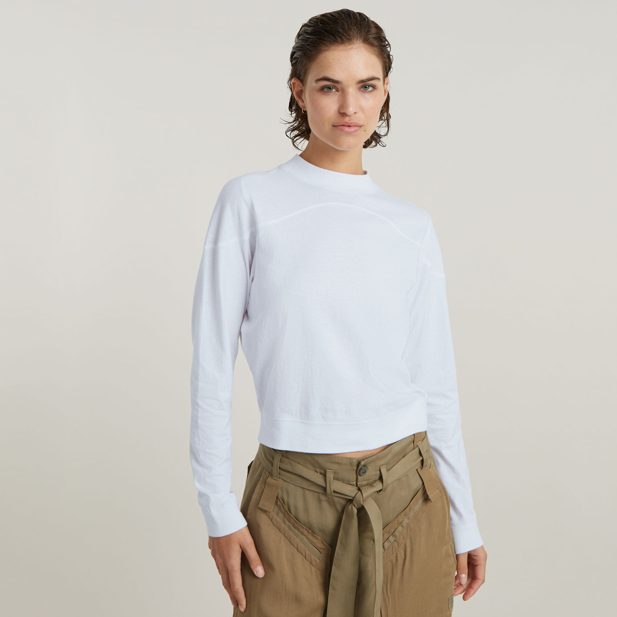 G-Star RAW Constructed Loose Col Top - Wit - Dames