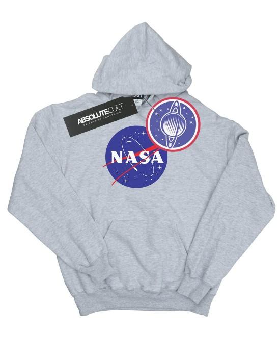 NASA jongens klassieke hoodie met insignia-logo