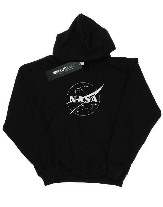 NASA jongens klassieke insignia logo monochrome hoodie